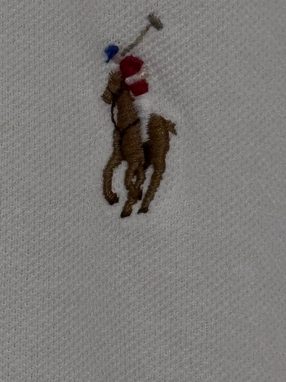 Polo by Ralph Lauren Knit White Long-Sleeve Button-Down Oxford Embroidered Pony - Picture 6 of 13
